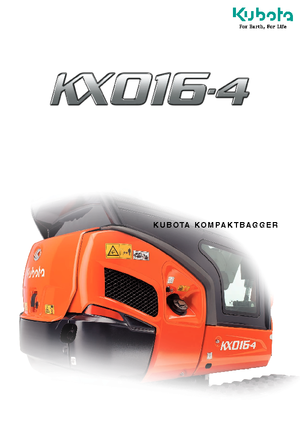 Mini Excavators Kubota KX016-4 HG
