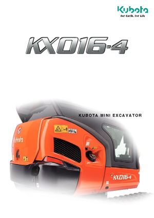 Mini Excavators Kubota KX016-4 HG