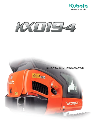 Mini Excavators Kubota KX019-4 GL