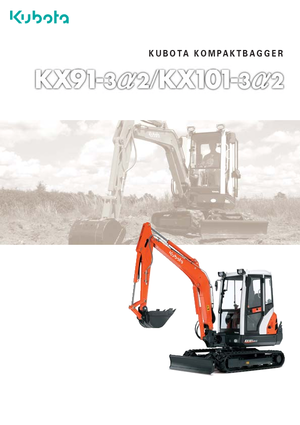 Mini ekskavatörler Kubota KX101-3α2