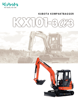 Mini Excavators Kubota KX101-3α3