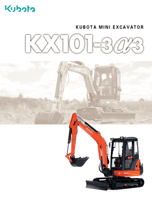 Mini Excavators Kubota KX101-3α3