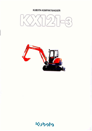 Mini ekskavatörler Kubota KX121-3 GL
