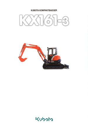 Mini Excavators Kubota KX161-3α GL