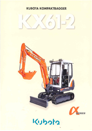 Mini Excavators Kubota KX61-2 G
