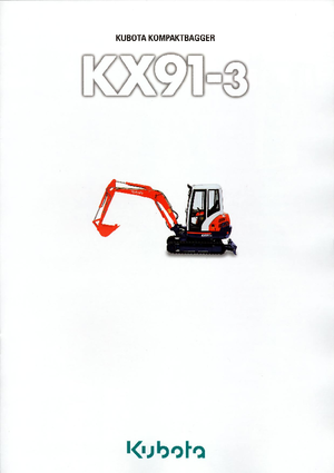 Mini ekskavatörler Kubota KX91-3 GL