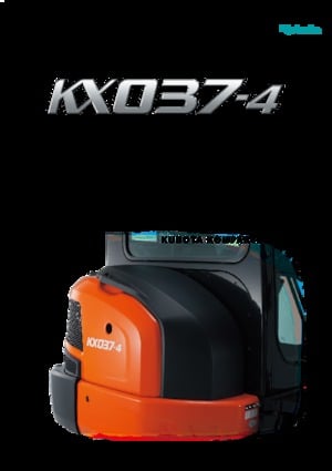 Mini Excavators Kubota KX037-4 HGL