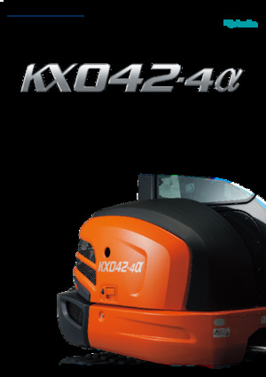 Mini Excavators Kubota KX042-4a
