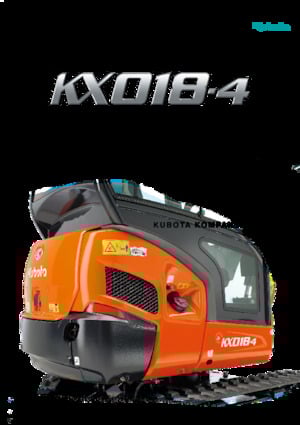 Mini Excavators Kubota KX18-4