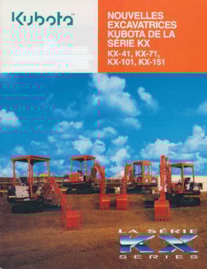 Mini Excavators Kubota KX41-2