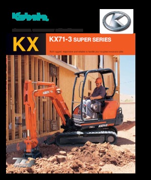 Mini Excavators Kubota KX71-3S