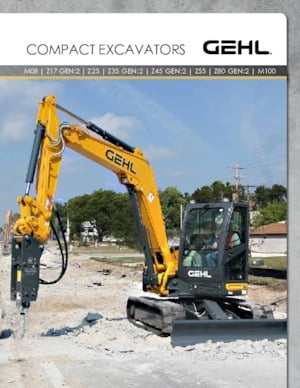 Mini ekskavatörler Gehl Z55