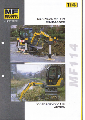 Mini Excavators MF Industrial MF 114