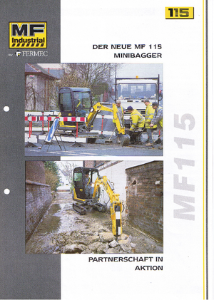 Mini Excavators MF Industrial MF 115