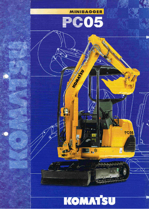 Mini Excavators Komatsu PC05-7