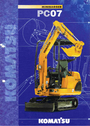Mini Excavators Komatsu PC07-2
