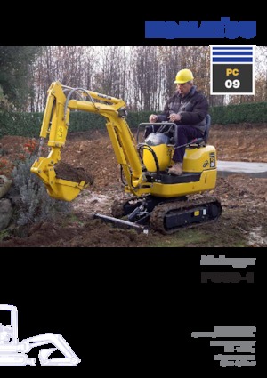 Mini Excavators Komatsu PC09-1