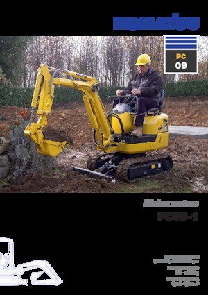 Mini Excavators Komatsu PC09-1