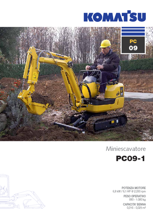 Mini Excavators Komatsu PC09-1 STD