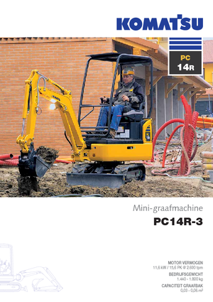 Mini Excavators Komatsu PC14R-3