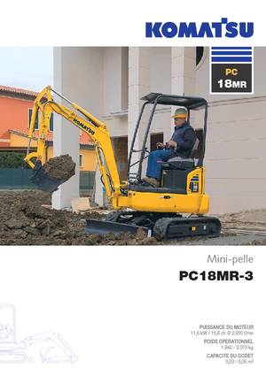 Mini Excavators Komatsu PC18MR-3