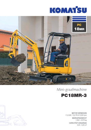 Mini Excavators Komatsu PC18MR-3