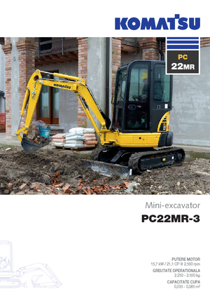 Mini Excavators Komatsu PC22MR-3