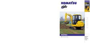Mini Excavators Komatsu PC27R-8