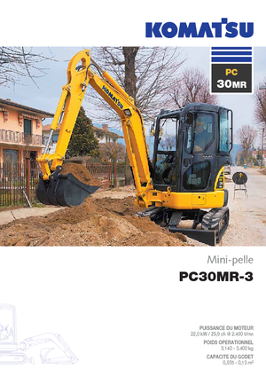 Mini Excavators Komatsu PC30MR-3