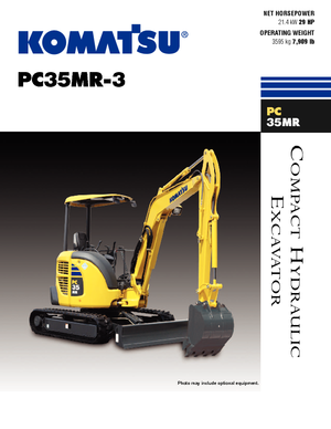 Mini Excavators Komatsu PC35MR-3