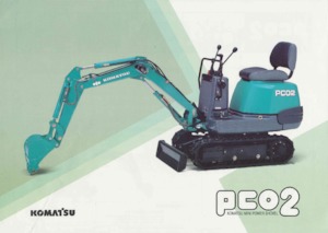 Mini ekskavatörler Komatsu PC02