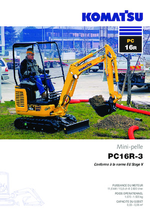 Mini Excavators Komatsu PC16R-3HS