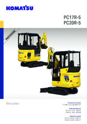 Mini Excavators Komatsu PC17R-5
