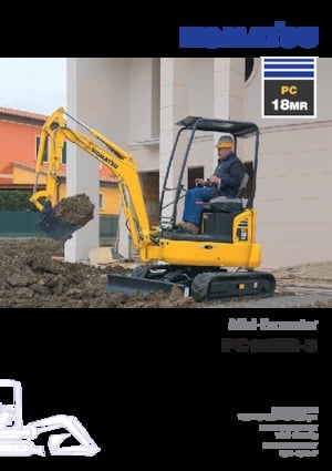 Mini Excavators Komatsu PC18MR-3