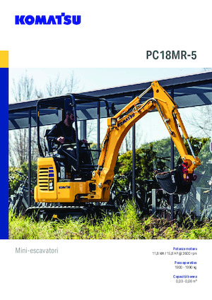 Mini Excavators Komatsu PC18MR-5