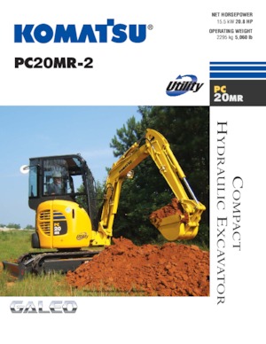 Mini Excavators Komatsu PC20MR-2