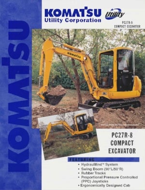 Mini Excavators Komatsu PC27R-8