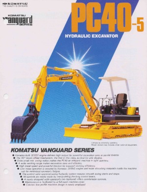 Mini Excavators Komatsu PC40-5