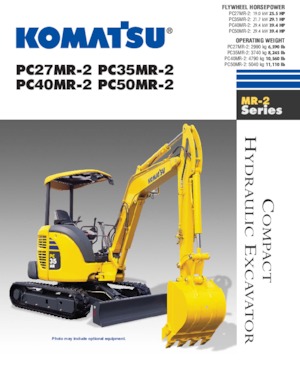 Mini Excavators Komatsu PC35MR-2
