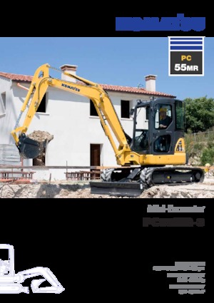 Mini Excavators Komatsu PC55MR-3