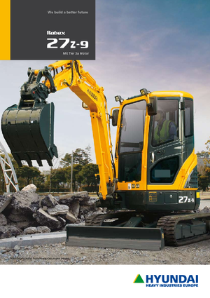 Mini Excavators Hyundai R 27 Z-9