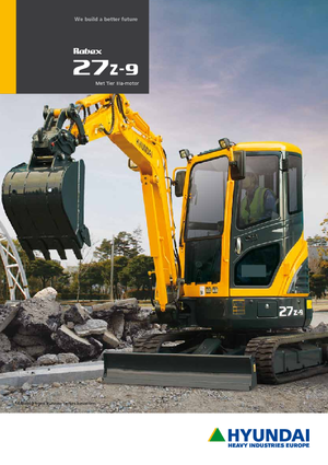 Mini Excavators Hyundai R 27 Z-9