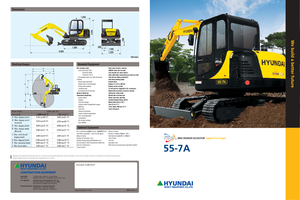 Mini Excavators Hyundai R 55-7 A