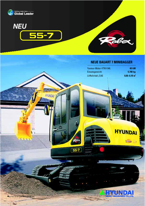 Mini Excavators Hyundai R 55-7