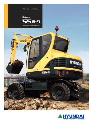 Mini Excavators Hyundai R 55 W-9