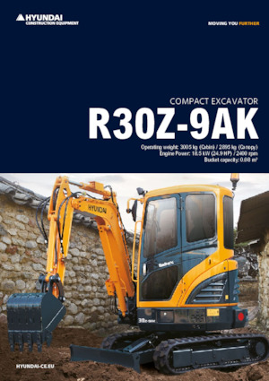 Mini Excavators Hyundai R30Z-9AK