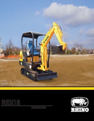 Mini ekskavatörler RHINO REX18