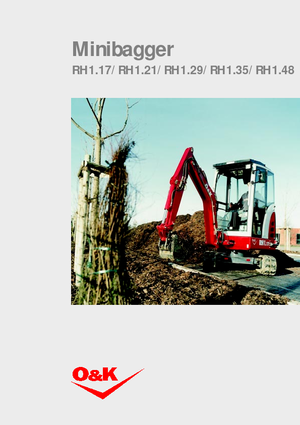 Mini Excavators O&K RH 1.35