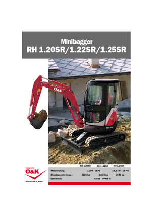 Mini Excavators O&K RH 1.20