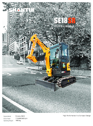 Mini Excavators Shantui SE18SR